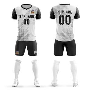 Camiseta de fútbol personalizada para jugador, camiseta de fútbol ajustada, uniforme de fútbol de club para hombre con Personalización completa - Product Image 2