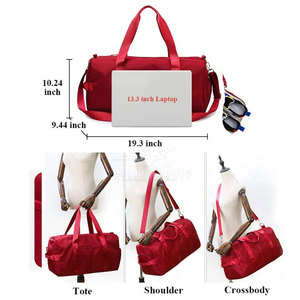 Bolsa de lona de gimnasio de gran capacidad personalizada de alta calidad para uso al aire libre, bolsa de lona de gimnasio ajustable impermeable hecha en Pakistán - Product Image 5