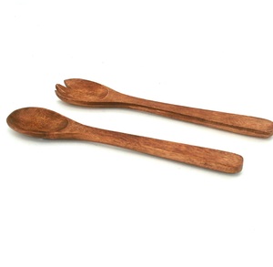 Natural Wood Salad <b>Spoon</b> Personalized Kitchen Utensils Long Handle Cooking Mixing Food Rice Solid Wood <b>Serving</b> <b>Spoon</b> - Product Image 2