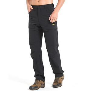 กางเกงปีนเขากางเกงกีฬากลางแจ้งของผู้ชายกางเกงกันน้ำระบายอากาศได้สำหรับตั้งแคมป์กางเกงยุทธวิธีกางเกงคาร์โก้ทนทานต่อการฉีกขาดมีกระเป๋าหลายกระเป๋า - Product Image 4