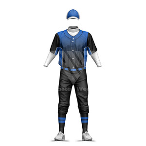 Meilleur fournisseur nouveauté 100% polyester respirant uniformes de baseball pour logo personnalisé imprimé ensembles de vêtements de sport uniforme - Product Image 2