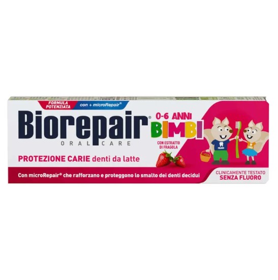 Зубная паста BIOREPAIR, питающий От 0 до 6 лет, без фтора, 50 мл