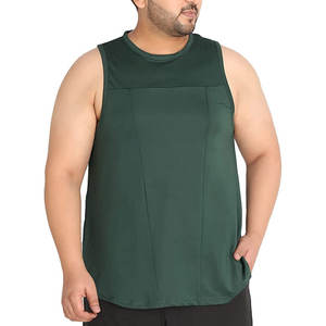 Haute qualité sur mesure sans manches hommes gilet de gymnastique couleur unie respirant débardeur pour musculation Fitness haut - Product Image 1