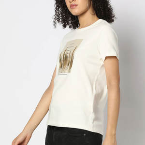 Camisetas de Mujer con Diseño Nuevo, Suministro Directo de Fábrica, Diseña Tu Propio Logotipo Impreso, Camisetas de Mujer 2025 - Product Image 2