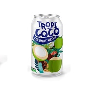Groothandel 330Ml Premium Gefilterd Kokoswater Tan Merk Oem Geaccepteerd Gratis Monster Ontwerp Sap In Fles Van Vietnam Export