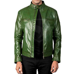 Ropa de moda Chaqueta de cuero para hombre Mejor precio Chaqueta de cuero para hombre Venta caliente Chaqueta de invierno de cuero para hombre - Product Image 2