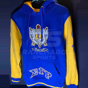 Sudadera con Capucha para Hombre, Estilo Griego Personalizable, Sudadera con Capucha para Hombre para Grupos de Hermandades Griegas - Product Image 1