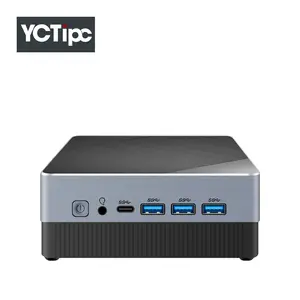 YCTipc AMD R5 5500U OEM Micro NUC DDR4 2H-D 2DP 2lan 3usb i7 i5 ke-13/12/11 Gen palm-size komputer Mini