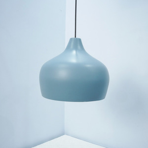 Bellissimo <span class=keywords><strong>lampadario</strong></span> <span class=keywords><strong>blu</strong></span> realizzato a mano in bambù a sospensione paralume con lampada a sospensione facile da adattarsi al soffitto - Product Image 1