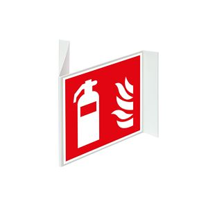 Segnale di Sicurezza Antincendio Fotoluminescente Scudo Angolare Manichetta Antincendio - BSW-SCHILD-200-10-NL - Product Image 1