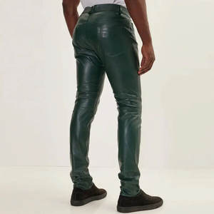 กางเกงหนังสำหรับผู้ชายกางเกงหนังน้ำหนักเบา - Product Image 3