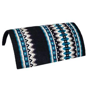 Manta de Silla de Montar Clásica de Lana Tejida a Mano en Colores Personalizados, Almohadilla Duradera para Montar a Caballo, Polialgodón, para Exposiciones Ecuestres Occidentales, EquiElite Exports - Product Image 4