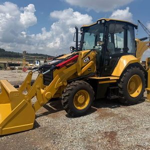2020 Cat 428F2 Mini <b>Loader</b> 8001-10000 Hours Used <b>Backhoe</b> Front Rear <b>Loader</b> 10 Ton <b>Tractor</b> <b>Loader</b> Hydraulic Pump Gearbox Engine - Product Image 1