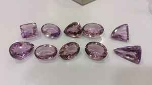 AAA High Quality Natural Handmade Amethyst <b>Cushion</b> Cut Oval Wait a few seconds and try to cut or copy again 20% Off And Gift - Product Image 3