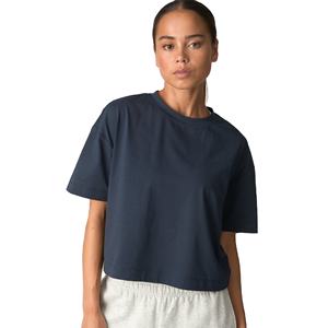 T-shirt court décontracté pour femmes, coton extensible 200 GSM, vêtement quotidien, tee-shirt tendance, OEM personnalisé, marque privée pour femmes - Product Image 1