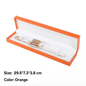 Luxury Custom Logo <b>Black</b> Leather Long Chain Smart Watch Gift <b>Box</b> for Watches - Product Image 5