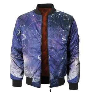 Blouson bomber sport oversize pour homme, streetwear tendance, style varsity baseball, hiver, décontracté, respirant, écologique, personnalisable sur le devant - Product Image 1