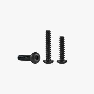 Tornillo Autorroscante de Acero al Carbono BT3, Cabeza de Botón, Rosca Métrica Gruesa, Punta de Destornillador H2, Diámetro de Cabeza de 5.7 mm, Longitud de 5-30 mm - Product Image 1
