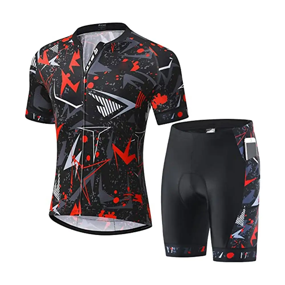 Nouveau vélo personnalisé chemises cuissard ensemble hommes Sport vélo cyclisme maillot Kit cyclisme vêtements costume vente en gros vêtements de cyclisme ensemble