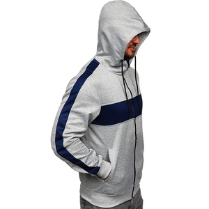 Sudadera con Capucha de Invierno para Hombre, Mezcla de Poliéster/Algodón de Alta Calidad, Forro Polar Transpirable, Diseño Sólido Informal - Product Image 4