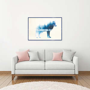 Madeleine's Forest Wolf <b>Canvas</b> Poster for <b>Wall</b> Decor - Product Image 5
