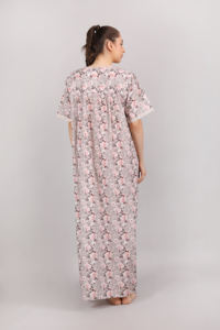 Vêtements de nuit pour femmes de qualité supérieure, en coton, ample, robe de nuit à manches courtes pour femmes, pour l'exportation depuis l'Inde - Product Image 6