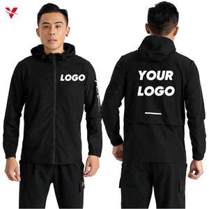 Chaqueta Deportiva Personalizada al por Mayor, con Cuello Alto, Cortavientos, Impermeable, con Cremallera, de Secado Rápido, para Aventuras al Aire Libre en Invierno - Product Image 2