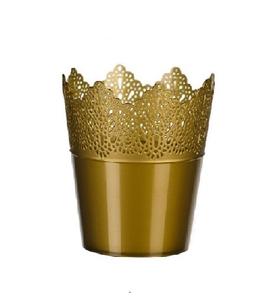 Gold Metal <b>Tealight</b> <b>Candle</b> Holder Fancy Bucket Shape Coated Home Decoration with Best Price Customized for Best Visual Effect - Product Image 1