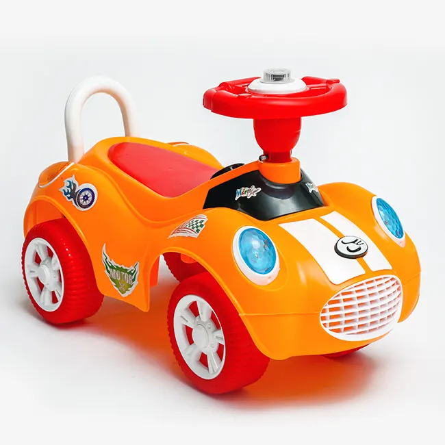 Hot Sales High Quality Four Wheel Kids Mini Copper Car Children Twist Car Wiggle Car With Flash Led Light For Baby With Arm