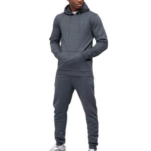 ชุดวอร์มสีเทาเข้มพร้อมเชือกผูกและฮู้ดสำหรับผู้ชายผลิตตามสั่งคุณภาพสูง - Product Image 6