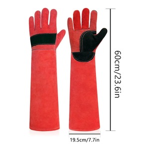 ถุงมือทำงานเชื่อมถุงมือหนังวัวคู่ - Product Image 6