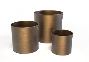 Unique Latest Design Brass Flower Planter Modern Home Desktop Handmade Polished and Packing 3 Different Size - Product Image 2