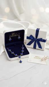 Collar con Colgante de Plata de Ley con Diseño Moderno de Piedra Preciosa de Lapislázuli en Forma de Mariposa, Estilo Étnico, para Aniversario - Product Image 5