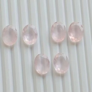Cuarzo Rosa Natural de Corte Ovalado, Piedra Preciosa Suelta de 6x8mm, 4-5 Quilates, con Mejora de Luz, para Fabricación de Joyería, Precio de Exportación, Suministro Directo de Fábrica - Product Image 3