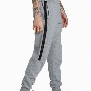 Pantalones de jogging informales de cintura media ligeros y rectos para hombre, talla personalizada de algodón, precio al por mayor - Product Image 2