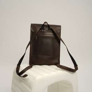 Mochila de Viaje Unisex de Alta Calidad, de Cuero Genuino, Estilo Vintage, con Cierre, Impermeable, Antirrobo, Capacidad de 20-35L, Logotipo Personalizado - Product Image 6