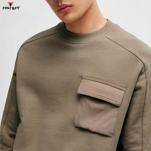 Sudadera de manga larga lisa de tela de algodón hecha profesional para hombre a la venta nuevo diseño sudaderas con capucha sudadera - Product Image 6