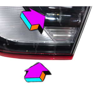 FEU STOP ARRIÈRE DROIT INTEGRÉ À LA PORTE OPEL Crossland Series (X) 39137524 (17>) - Product Image 5