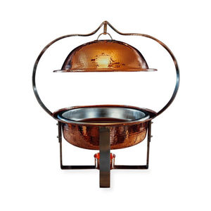 Design de fantaisie carré servir vaisselle décor de salle à manger plat à friture en acier inoxydable avec finition en cuivre antique plat à friture - Product Image 4