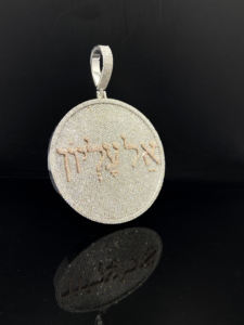 Collier pendentif unisexe en acier inoxydable avec diamants CZ glacés personnalisés de luxe - Product Image 2