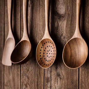Cuchara de Madera Desechable Biodegradable Hecha a Mano para Cocinar y Servir, Diseño Ecológico de Lujo para Uso en el Hogar, Cocina y Fiestas - Product Image 5