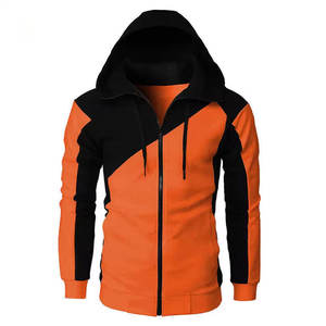 Sweat à capuche thermique sport personnalisable de haute qualité pour hommes avec panneau de fermeture à glissière vierge imprimé en 3D pour l'hiver - Product Image 6