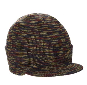 Wholesale <b>Men</b> and Women Acrylic Knitted Warm Sports Ski Elastic Beanie <b>Cap</b> with Visor Brim - Product Image 6