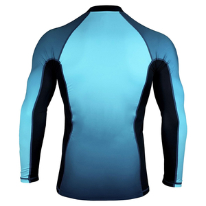 T-shirt de sport pour homme adulte léger, respirant, à compression, UPF50+, à séchage rapide, manches longues, coupe ajustée, pour l'entraînement sportif - Product Image 2