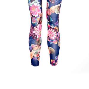 Producto de fábrica, mallas de sublimación de nailon y poliéster para mujer, a la venta, diseño de logotipo personalizado, mallas deportivas de yoga para mujer - Product Image 5