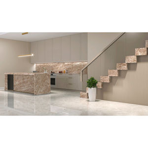 Custom Kitchen & Bathroom Vanity Tops Calacatta Quartz Stone Countertops Prefab Cut Carrara Calacata for Hotel Projects - Product Image 1