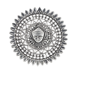 Oxidised Durga <b>Ring</b> Fashionable <b>Adjustable</b> Alloy Jewelry with Rose 18K Gold Plating Trendy Inlay Style Free <b>Size</b> for Gift - Product Image 4