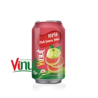 Pour Purée de Jus de Goyave Rose 100% Pur Stérilisée Faible Teneur en Sel 330ml en Canette Fournisseur OEM ODM Marque Privée