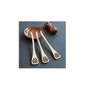 Mini cuchara de miel de madera de la mejor calidad 100%, palitos de panal de mermelada de 16cm, palo de Peine de miel de 6cm al mejor precio - Product Image 4