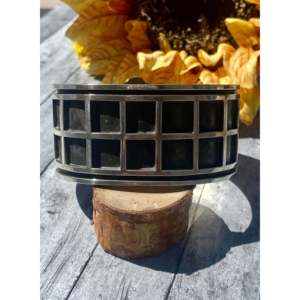 Vintage Navajo Handmade Sterling <b>Silver</b> <b>Cuff</b> <b>Bracelet</b> Elegant Fashion Accessory - Product Image 1